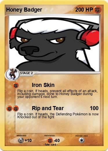 Pokemon Honey Badger
