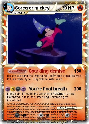 Pokemon Sorcerer mickey