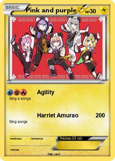 Pokemon Pink and purple