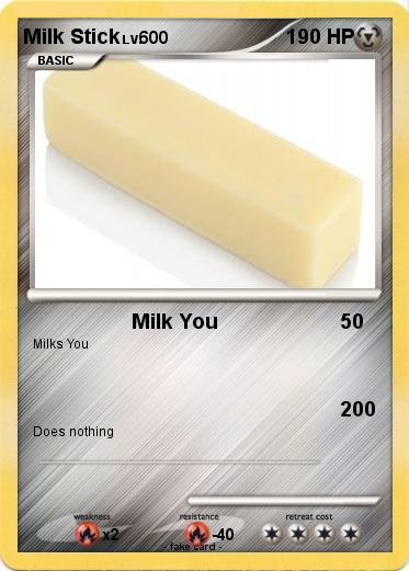 Pokemon Milk Stick
