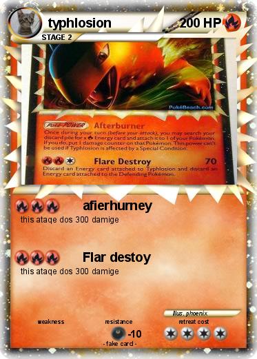 Pokemon typhlosion