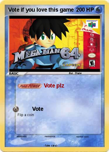 Pokemon Vote if you love this game