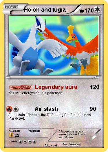 Pokemon Ho oh and lugia