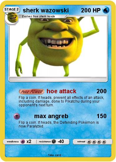 Pokemon sherk wazowski