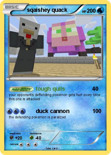 Pokemon sqaishey quack