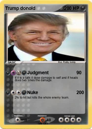 Pokemon Trump donold