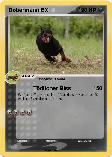 Pokemon Dobermann EX