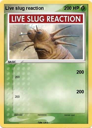 Pokemon Live slug reaction