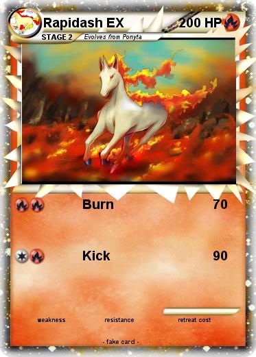 Pokemon Rapidash EX