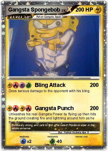 Pokemon Gangsta Spongebob