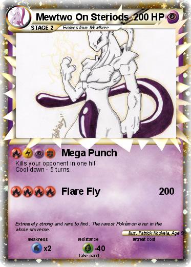 Pokemon Mewtwo On Steriods