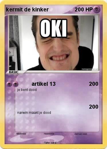 Pokemon kermit de kinker