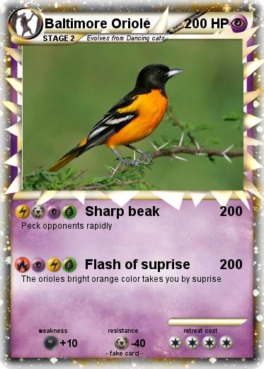 Pokemon Baltimore Oriole