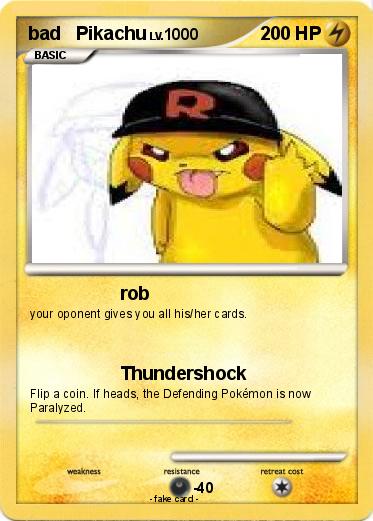 Pokemon bad   Pikachu