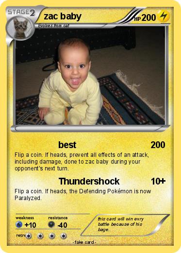 Pokemon zac baby