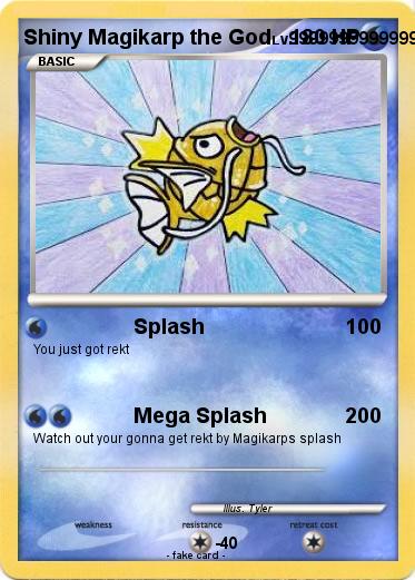 Pokemon Shiny Magikarp the God