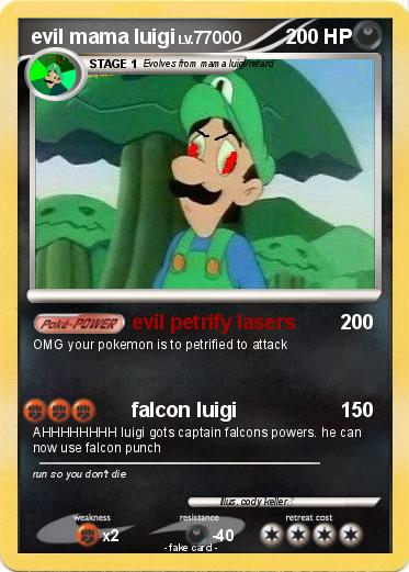 Pokemon evil mama luigi