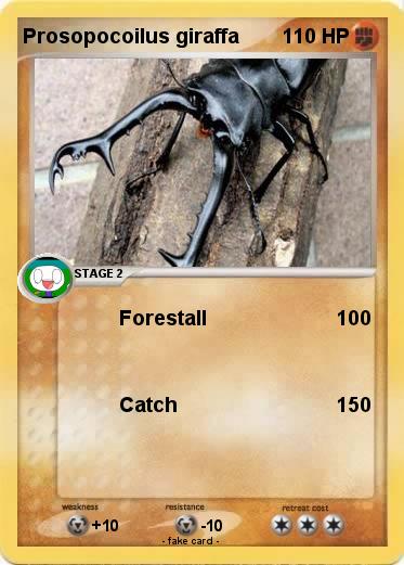 Pokemon Prosopocoilus giraffa