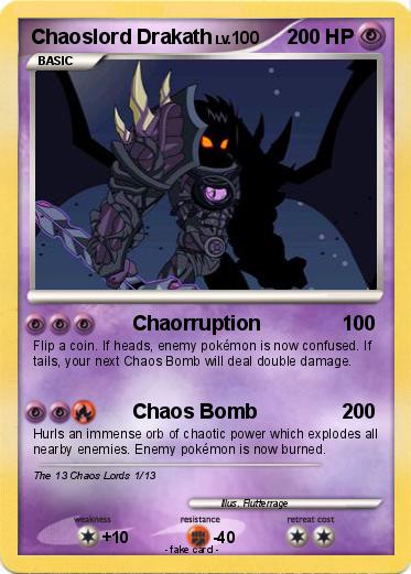 Pokemon Chaoslord Drakath