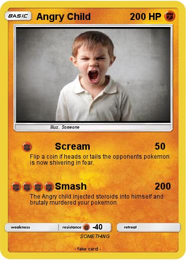 Pokemon Angry Child