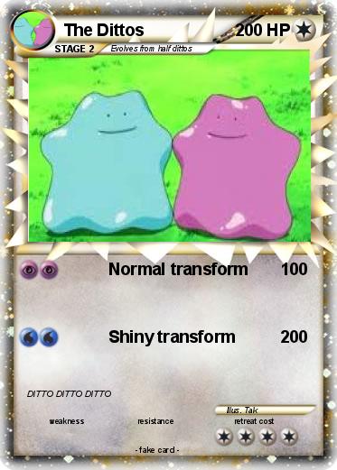 Pokemon The Dittos