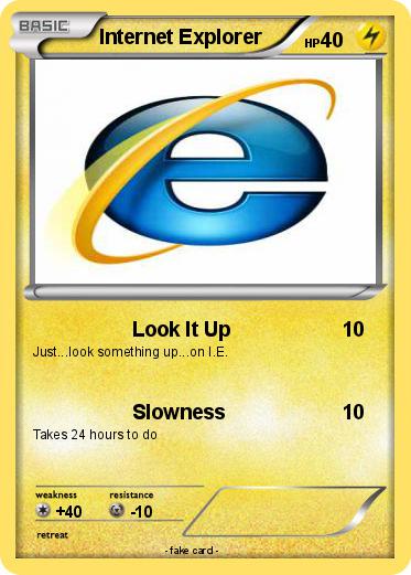Pokemon Internet Explorer