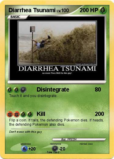Pokemon Diarrhea Tsunami