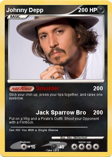 Pokemon Johnny Depp