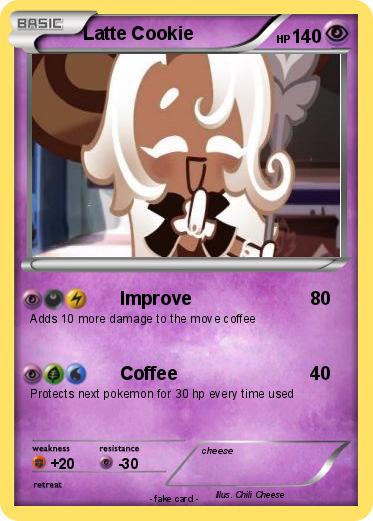 Pokemon Latte Cookie