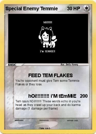 Pokemon Special Enemy Temmie
