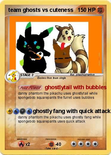 Pokemon team ghosts vs cuteness