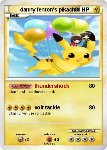 Pokemon danny fenton's pikachu