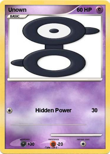 Pokemon Unown