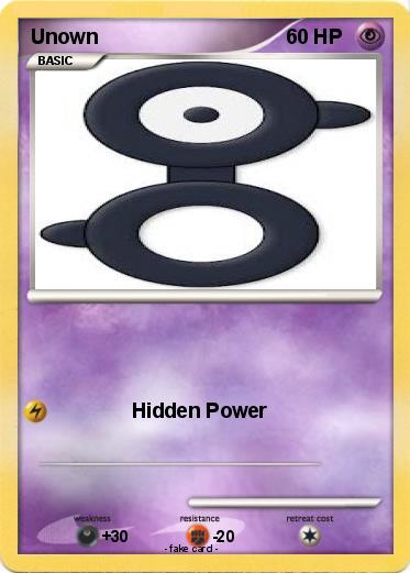 Pokemon Unown