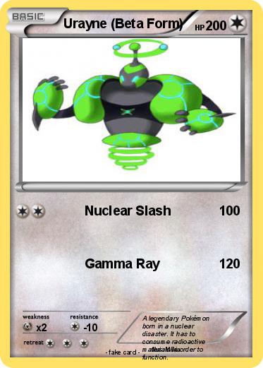 Pokemon Urayne (Beta Form)