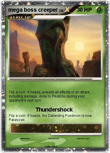 Pokemon mega boss creeper