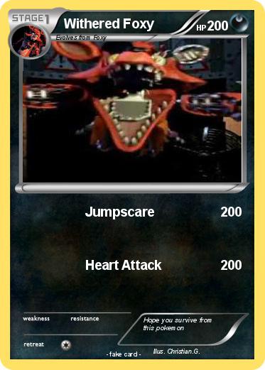 Pokemon Withered Foxy