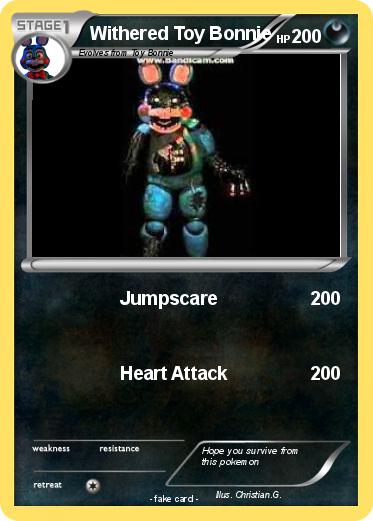 Pokemon Withered Toy Bonnie