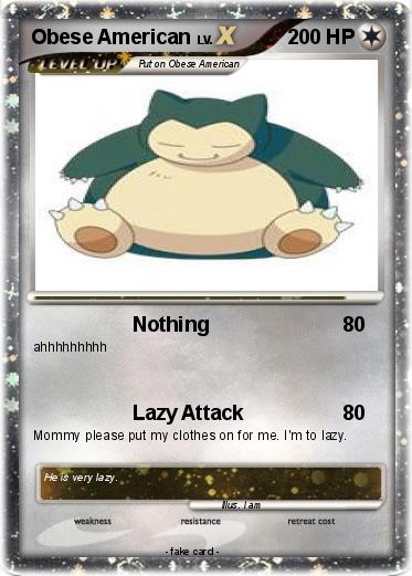 Pokemon Obese American