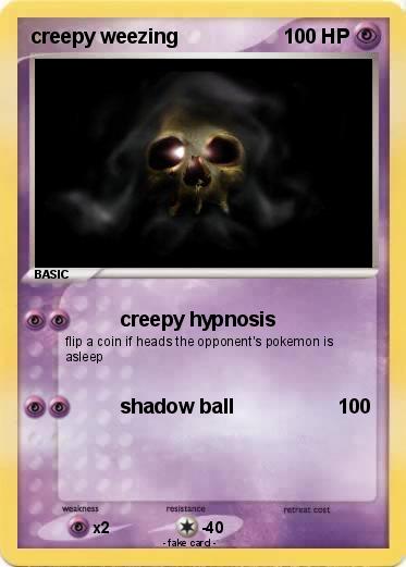 Pokemon creepy weezing