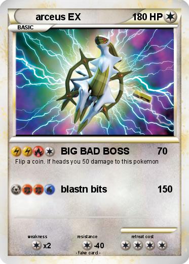 Pokemon arceus EX