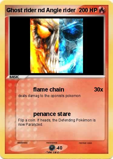 Pokemon Ghost rider nd Angle rider