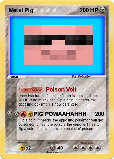 Pokemon Metal Pig