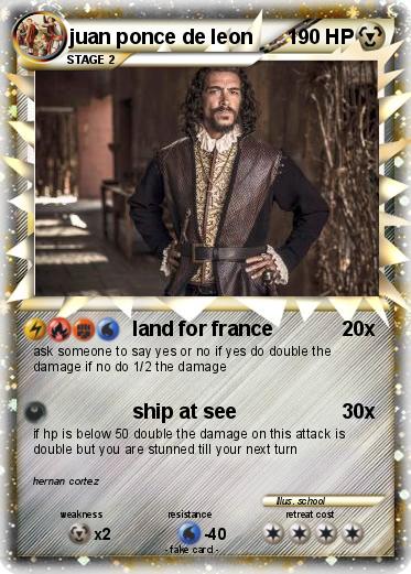 Pokemon juan ponce de leon