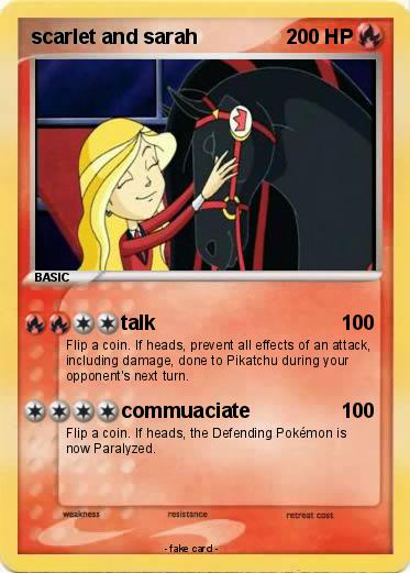 Pokemon scarlet and sarah