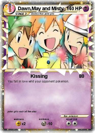 Pokemon Dawn,May and Misty