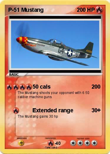 Pokemon P-51 Mustang