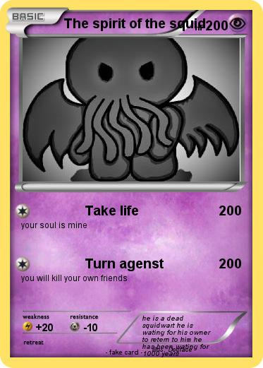 Pokemon The spirit of the squid