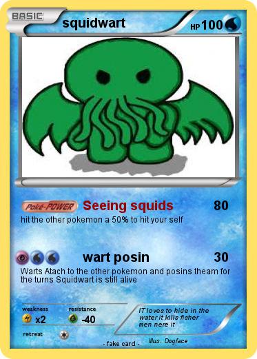 Pokemon squidwart