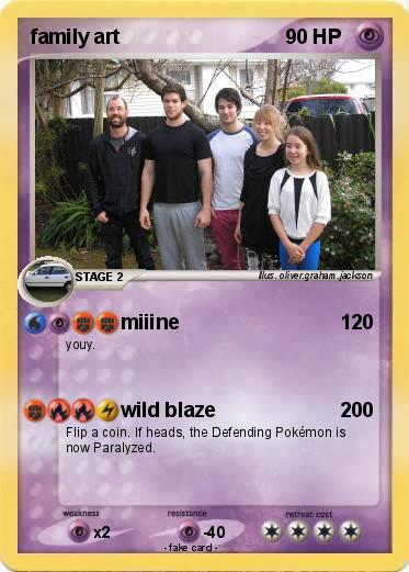 Pokemon family art
